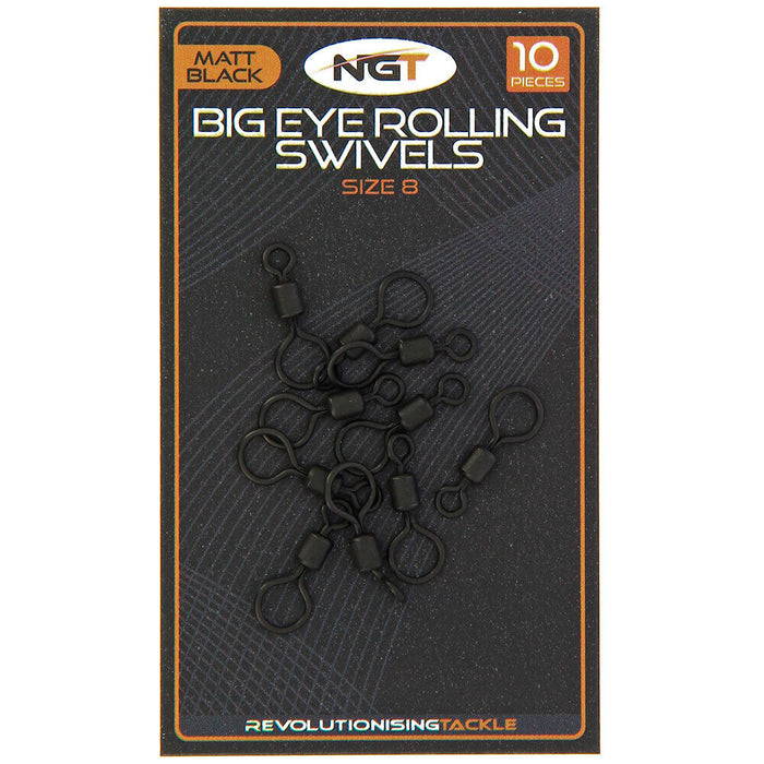 NGT Rolling Big Eye Ring Swivel Size 8