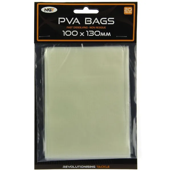 NGT PVA 20 x Bags - 100x130mm