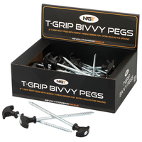 NGT Box Of 50 Bivvy Tent Pegs