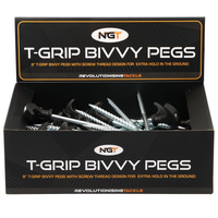 NGT Box Of 50 Bivvy Tent Pegs