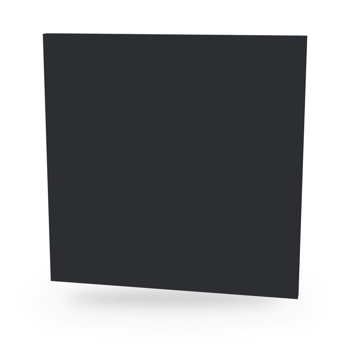 Blank glossy slate 15 by 15cm, square, ready to be personalised