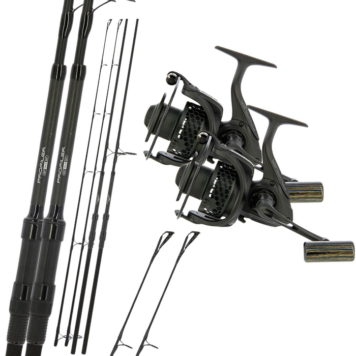NGT 10ft Profiler Rods x2 & Profiler 60 Reels x2