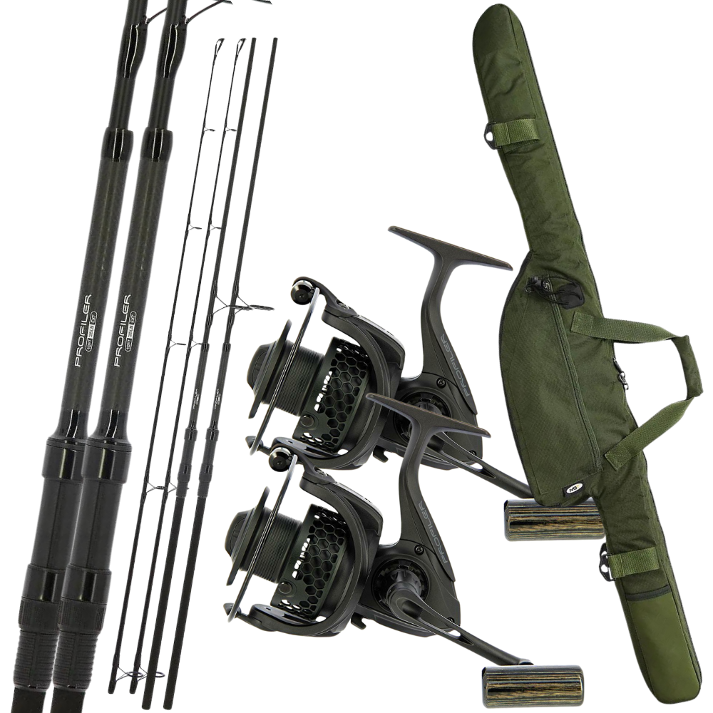 NGT 10ft Profiler Rods & Reels Full Set Up